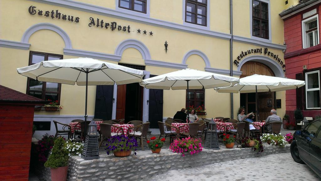 Pensiunea Gasthaus Alte Post Sighişoara Exterior foto